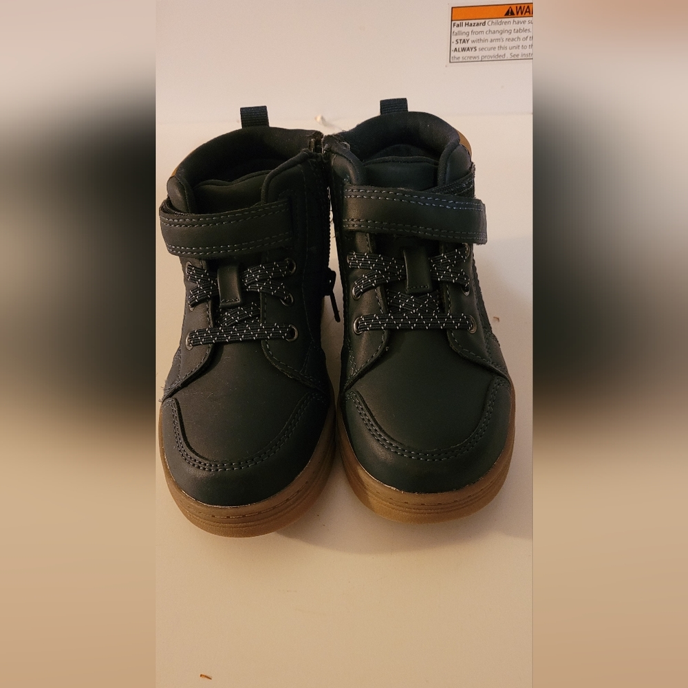 Navy blue suede boots Size 9